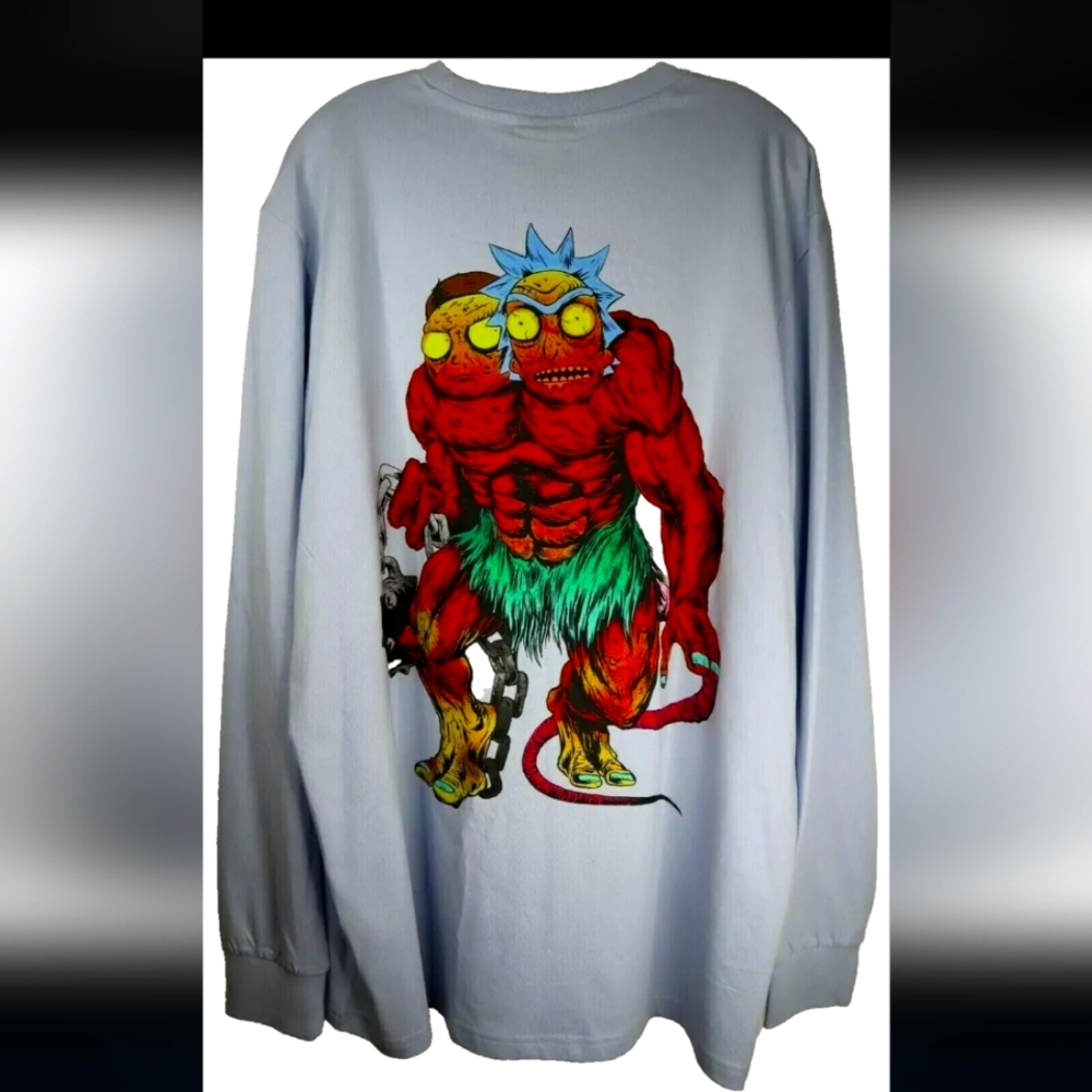 Rick and Morty Graphic Long Sleeve Shirt